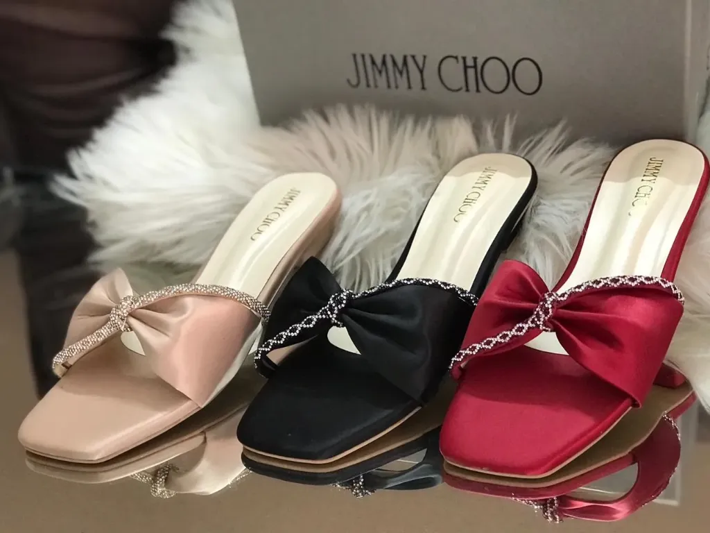✨ Jimmy Choo Slippers – Premium Collection ✨ (Black)
